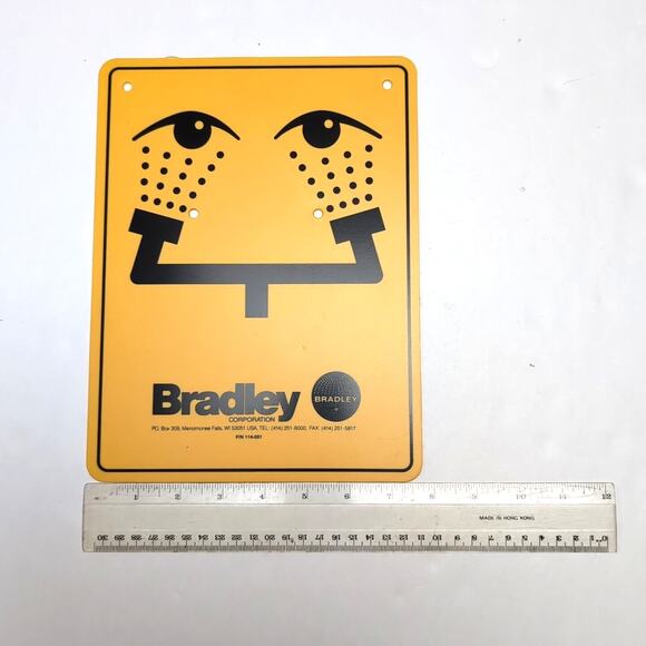 VTG Man Cave Dorm 5 Emergency Safety OSHA Plastic Graphic Colorful Signs NEW - Picture 2 of 12